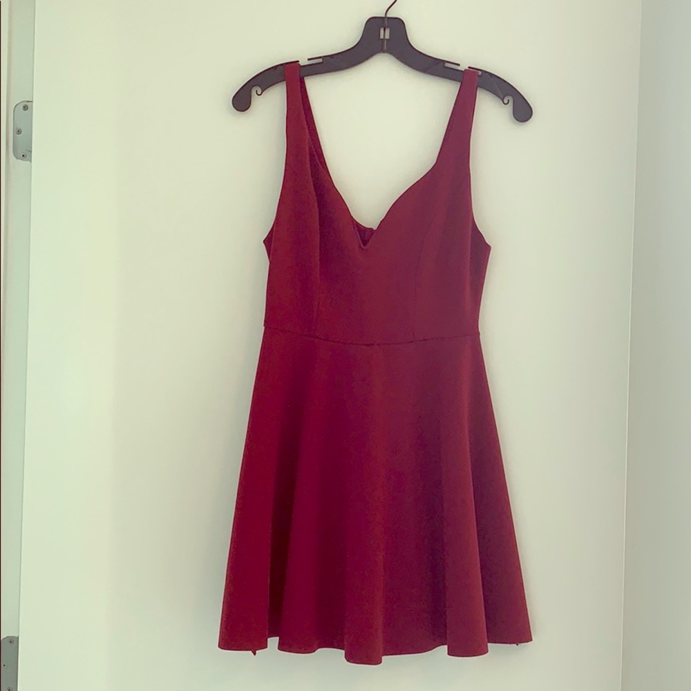 Wine mini dress from urban outfitters